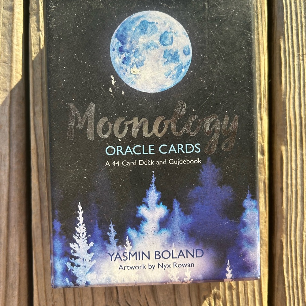 Moonology Oracle Cards by Yasmin Boland – 44-Card Deck + Guidebook
